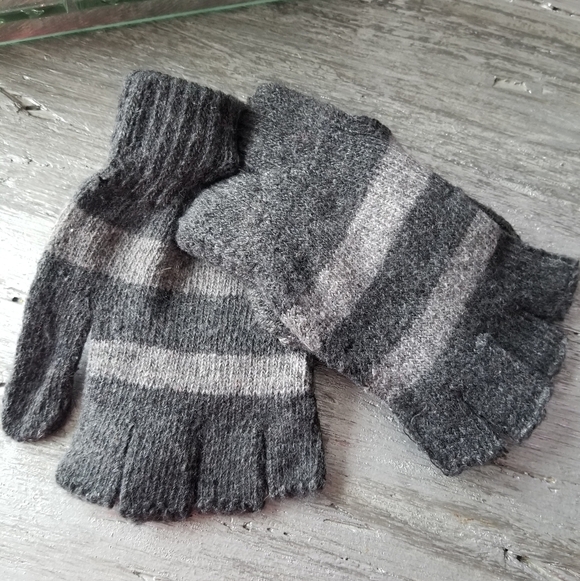 Winter fingerless Mittens Gloves - Picture 6 of 8